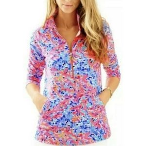 EUC Lilly Pulitzer Popover Coco Coral Crab